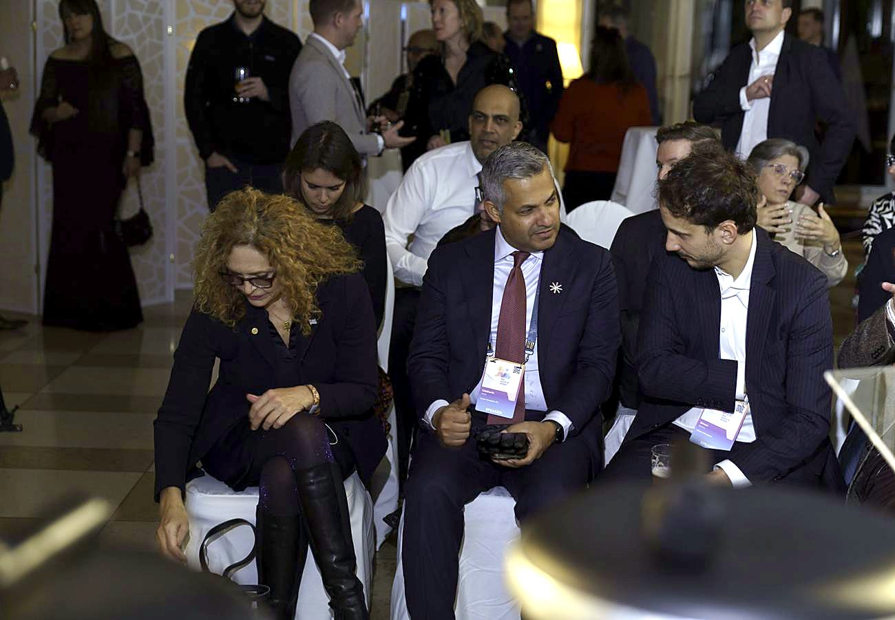 Guests in conversation at the Global CleanTech Forum