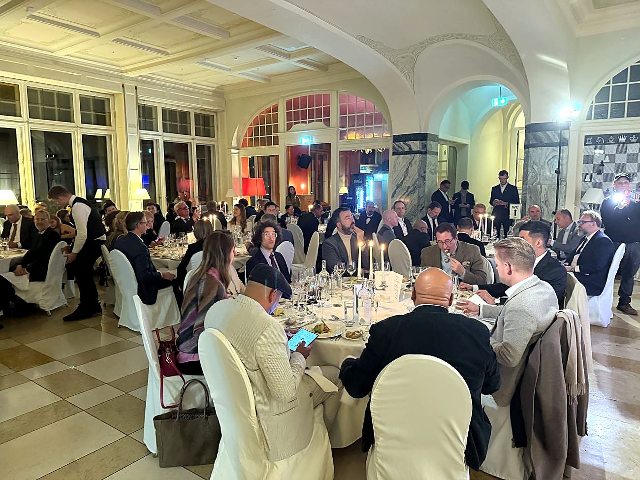 The Gala dinner in full swing at Palace Schatzalp