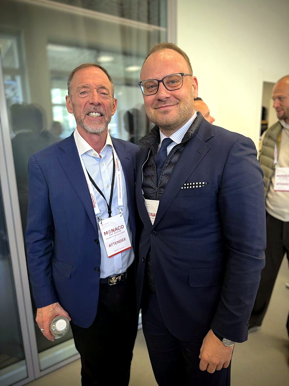 Thomas Tougaard with Chris Voss in Davos